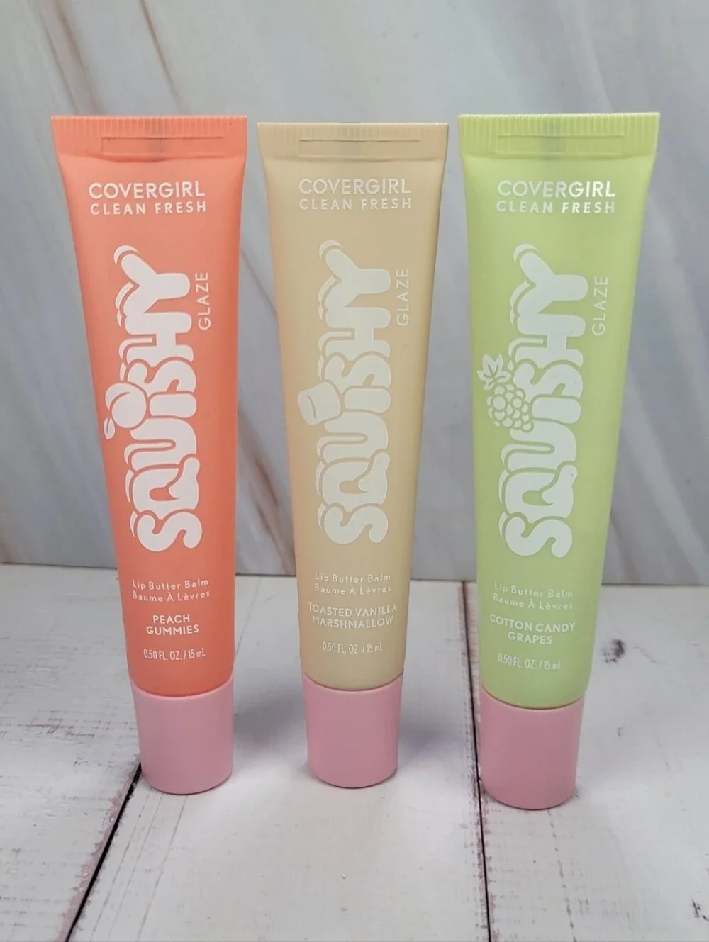 CoverGirl Clean Fresh Squishy Glaze & Jammy Lip Sleeping Mask Bundle NEW!